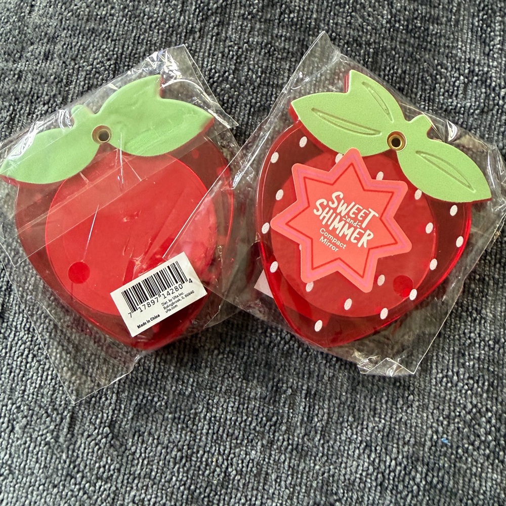 Strawberry Compact Mirror